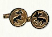 Custom Logo - 3 Headed Dog Cuff Links