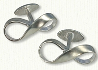 Custom Mobius Strip Infinity Cuff Links