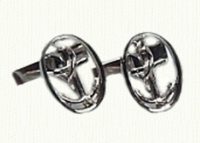 Anchor Link Cuff Links and Tie Tack