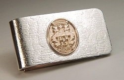 Family Crest Money Clip
