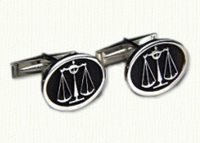 Scales of Justice Cuff Links